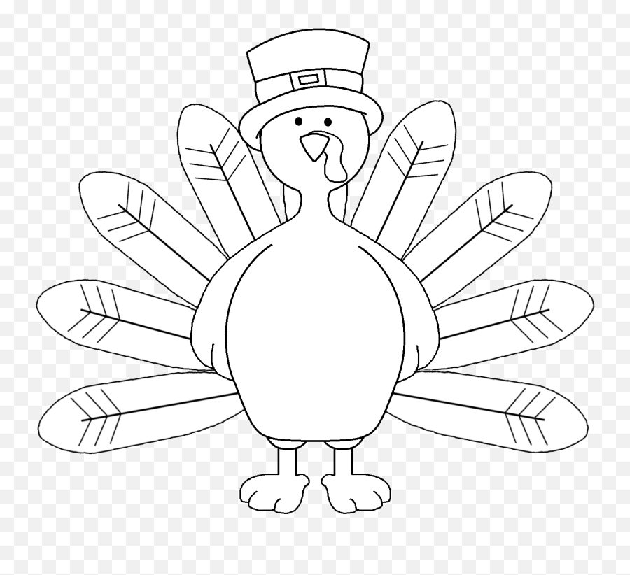 Graphics By Ruth - Thanksgiving Turkey Template Free Clip Emoji,Turkey Clipart Transparent Background