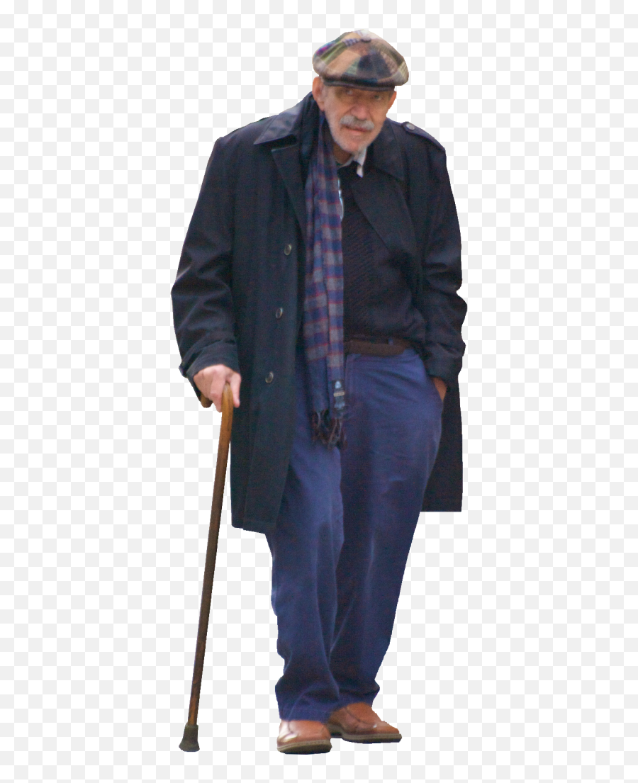 Download Old Man Png Background Image - Coat Png Image With Emoji,Old Man Transparent