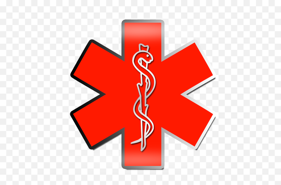 Red Star Of Life Clipart Image - Clipart Symbol First Aid Emoji,Life Clipart