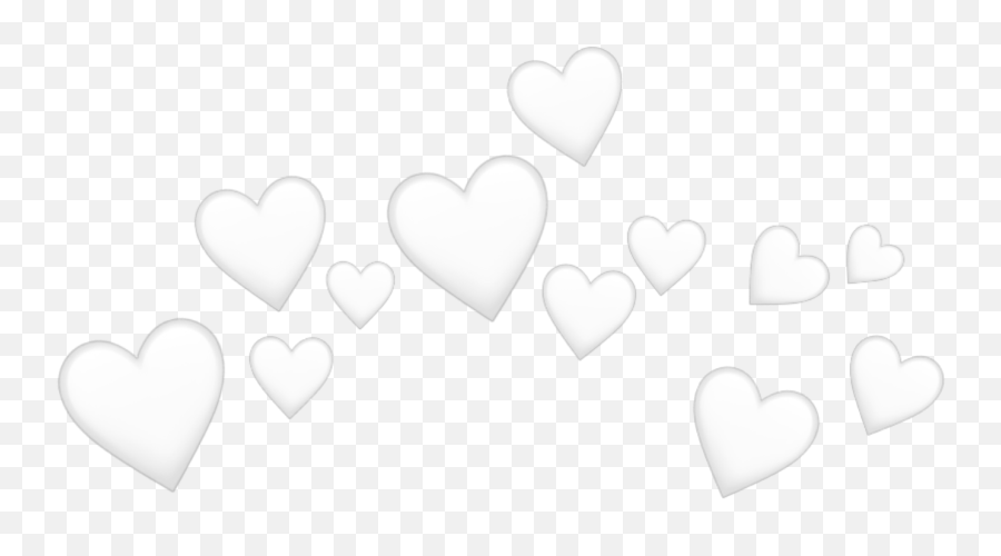 Download Hd White Heart Tumblr Hearts Whitehearts Aesthetic - Transparent White Heart Aesthetic Emoji,Heart Transparent
