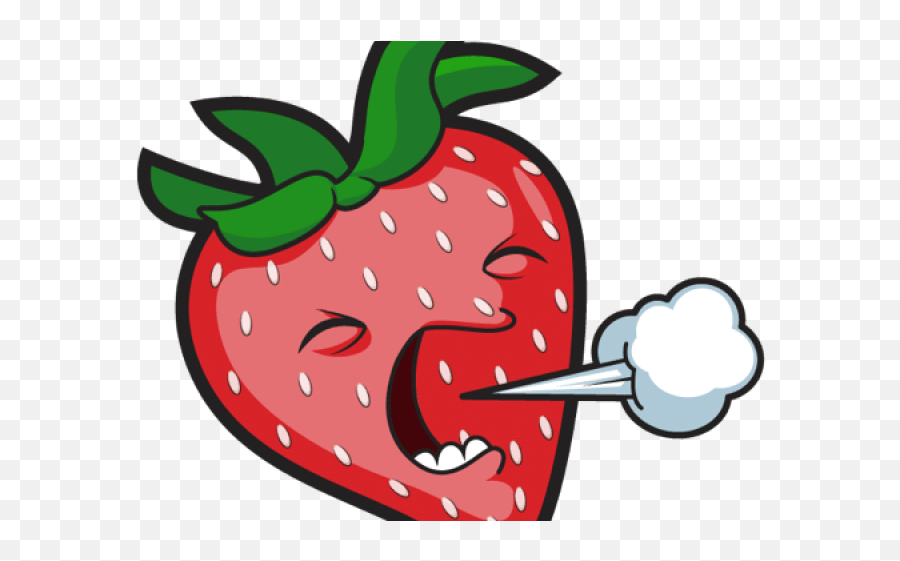 Strawberry Clipart Apple - Strawberry Cough Clipart Png Strawberry Cough Png Transparent Background Emoji,Strawberry Clipart