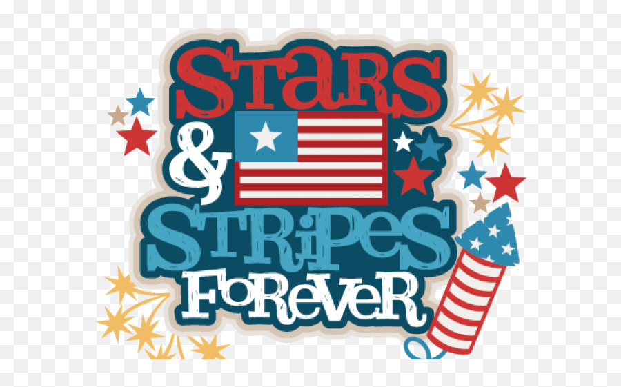 Independence Day Clipart Stars And Stripes - Png Download Stars And Stripes Png Clipart Emoji,Independence Day Clipart