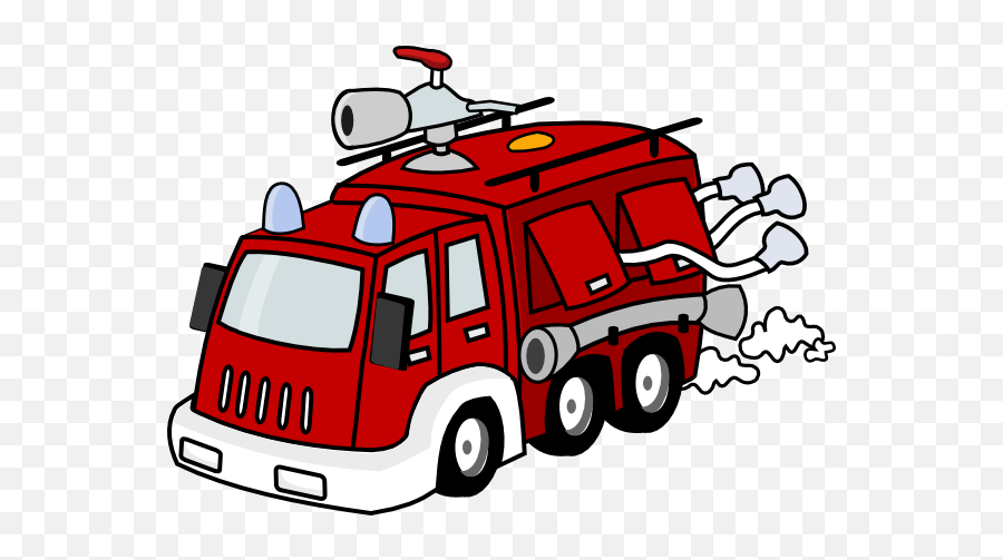 Fire Truck Clipart Transparent - Transparent Background Trucks Clipart Emoji,Truck Clipart