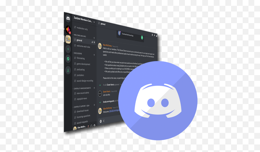 Discord Community - Zapsplat Download Free Sound Effects Discord App Emoji,Discord Png