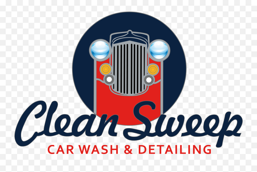 Clean Sweep Car Wash Emoji,Car Detailing Logo