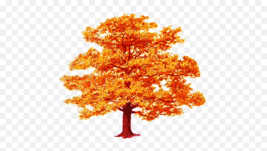 Tree Fall Leaves Dar - Oak Tree Clip Art 500x432 Png Oak Tree Poem Emoji,Oaktree Clipart