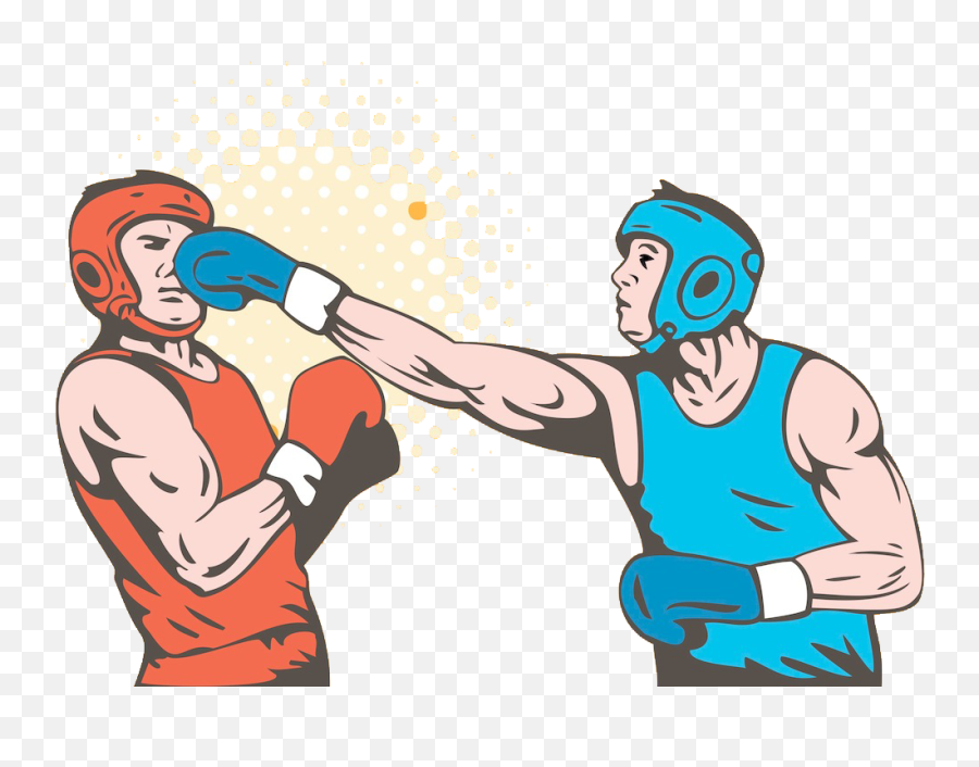Knockout Boxing Gloves Divimart - Boxing Clipart Emoji,Boxing Clipart
