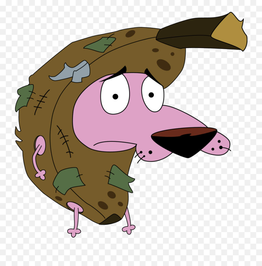 Courage The Cowardly Dog Banana Suit - Courage The Cowardly Dog In Banana Suit Emoji,Courage The Cowardly Dog Png