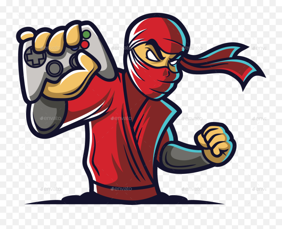Gaming Ninja Logo Template - Gaming Logo Esport Png Emoji,Ninja Logo