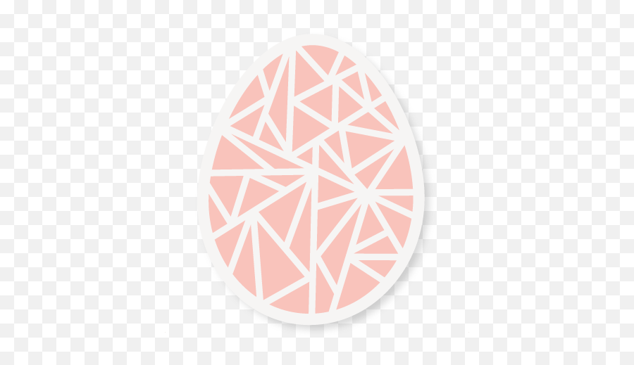 Geometric Easter Egg Svg Cut Files Svg Scrapbook Cut File - Svg Cut Easter Egg Cut File Emoji,Geometric Clipart