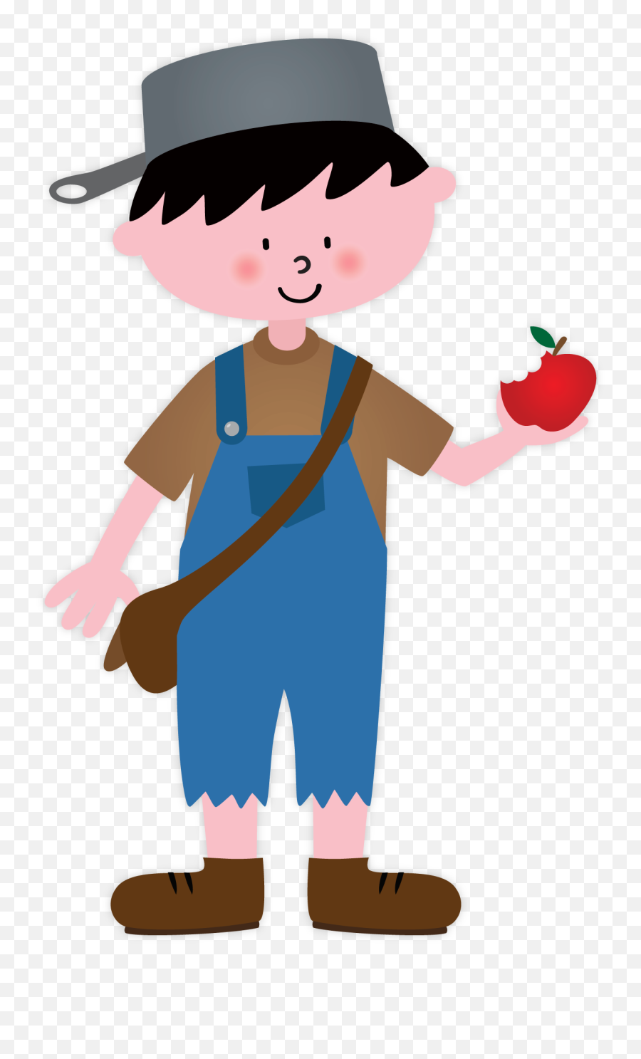 Johnny Appleseed - Johnny Appleseed Clipart Emoji,Johnny Appleseed Clipart