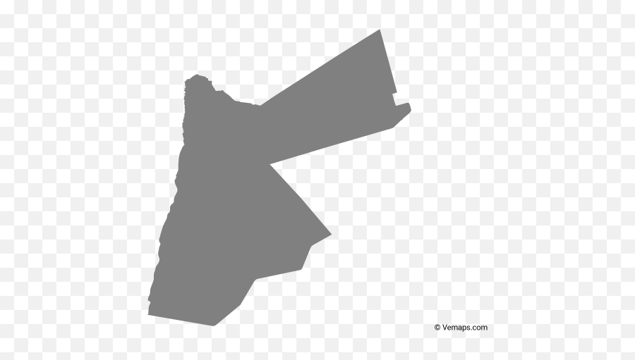 Outline Map Of Jordan - Jordan Map Vector Emoji,Jordan Png