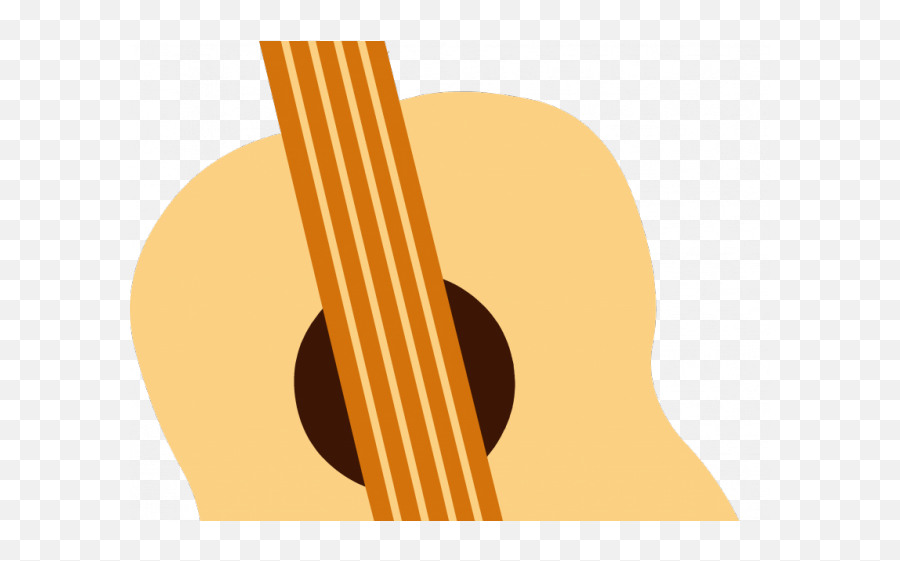 Acoustic Guitar Clipart Cute - Acoustic Guitar Png Solid Emoji,Acoustic Guitar Png