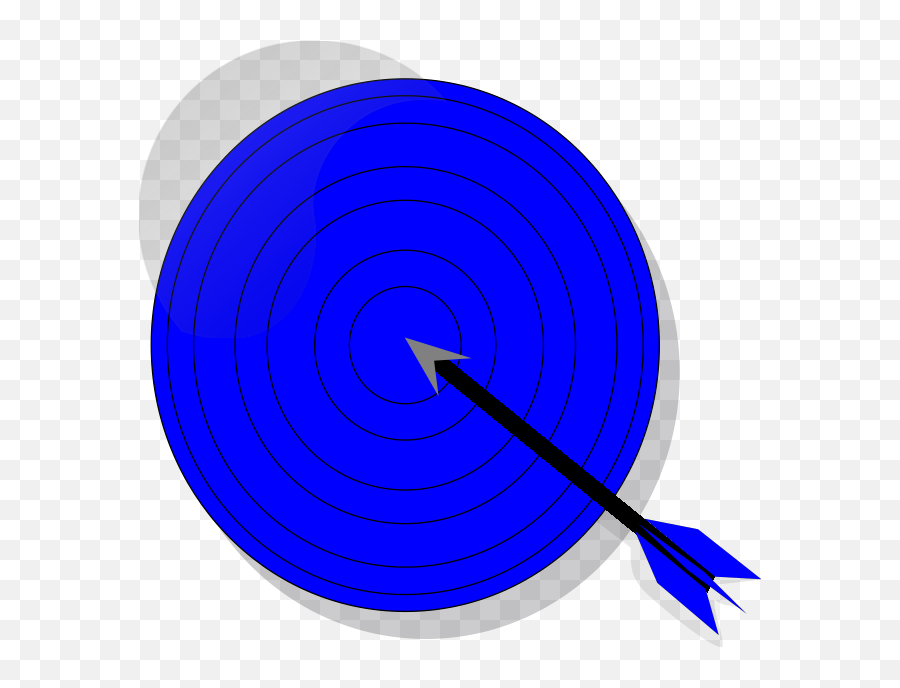 Blue Target Png Svg Clip Art For Web - Download Clip Art Vertical Emoji,Target Clipart