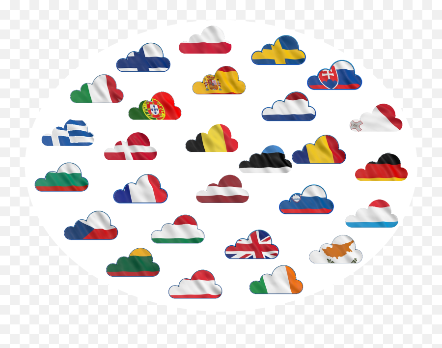 Europe Clipart Flag European Union Hd Png Download - Full Vertical Emoji,Europe Clipart