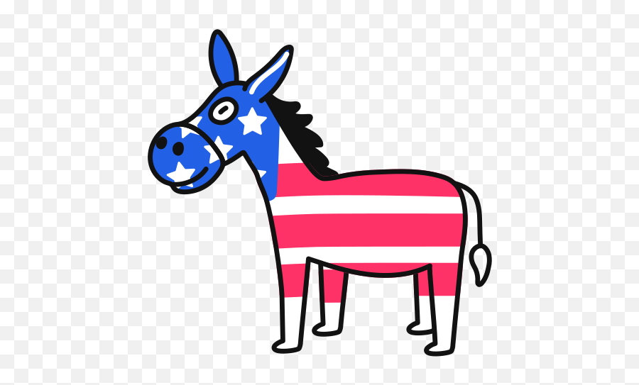 Democrat Donkey Icon Emoji,Democrat Donkey Png