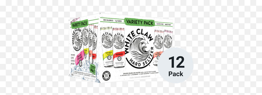 White Claw Variety 1 12pk Cans - Wildplum Grocer Emoji,White Claw Logo Png