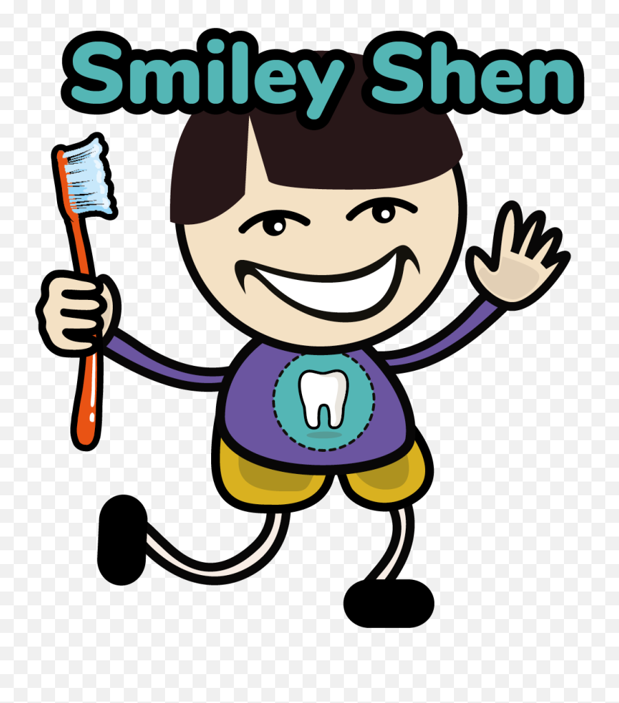 Smiley Shen - Startwell2020 Startwell Characters Emoji,Brush Teeth Clipart