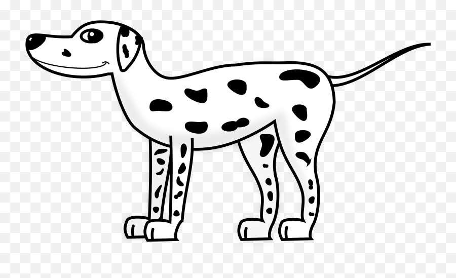 Dalmatian Dog Puppy The Hundred And One Dalmatians Emoji,Puppy Clipart Black And White