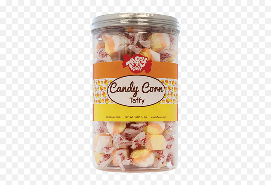 Candy Corn Taffy Gift Canister 18 Oz Emoji,Candy Corn Transparent Background