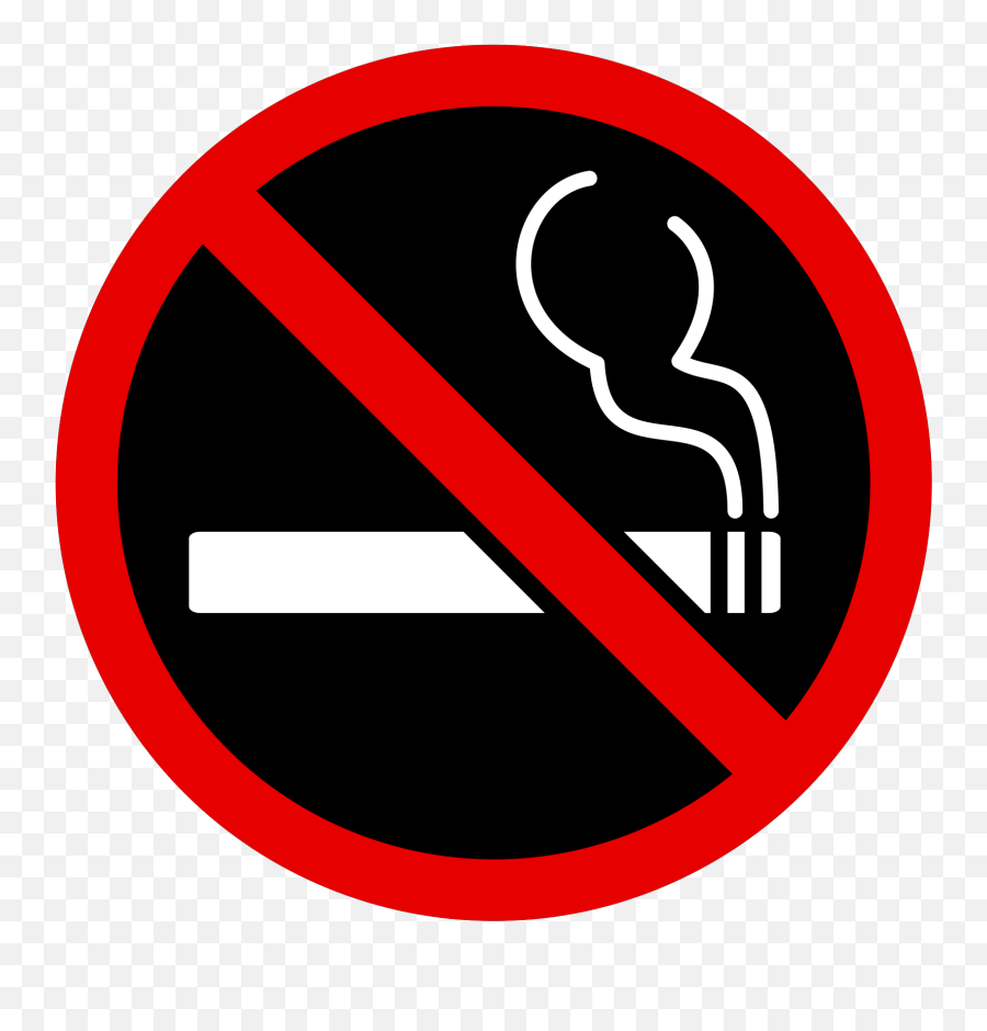 No Smoking Png Warning Images No Cigarette Smoking Clipart - Logo No Smoking Png Emoji,Smoke Transparent Background