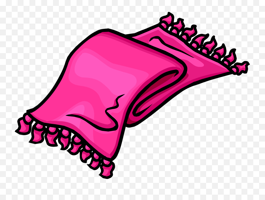 Download Pink Designer Scarf Clothing - Transparent Pink Scarf Emoji,Scarf Clipart