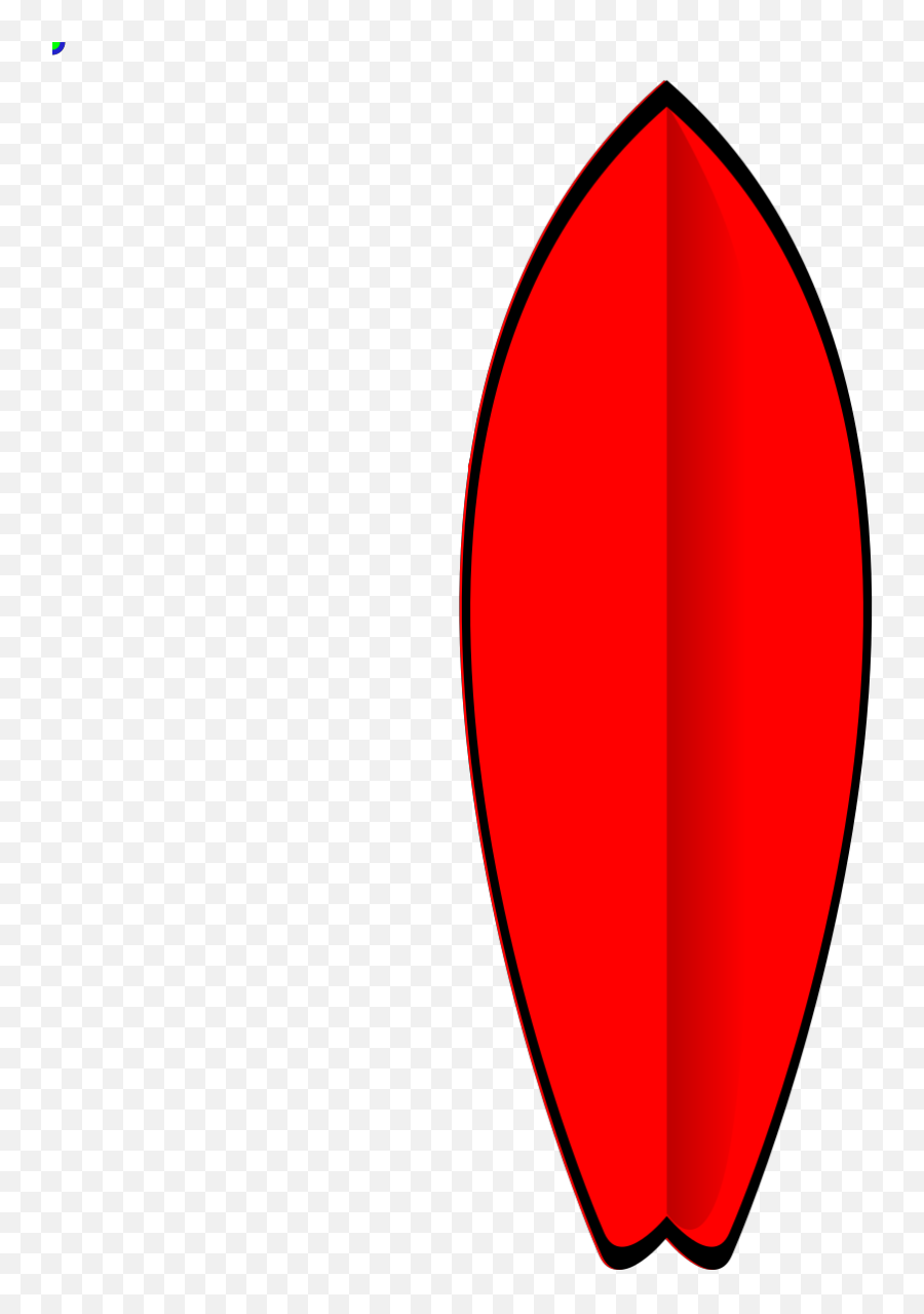 Red Surfboard Svg Vector Red Surfboard Clip Art - Svg Clipart Clipart Surfboard Vector Png Emoji,Surfboard Clipart