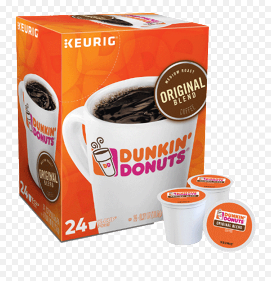 Dunkinu0027 Donuts Original Coffee K - Cups Box Of 24 Dunkin Donut K Cups Original Blend 24 Emoji,Dunkin Donuts Logo