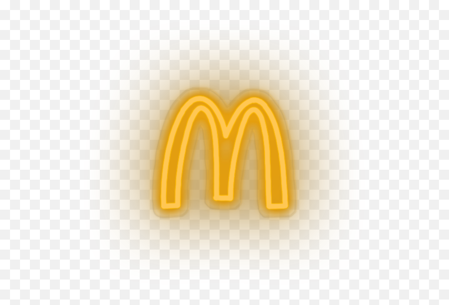 Mcdonalds Neon Sign - Language Emoji,Mcdonalds Logo