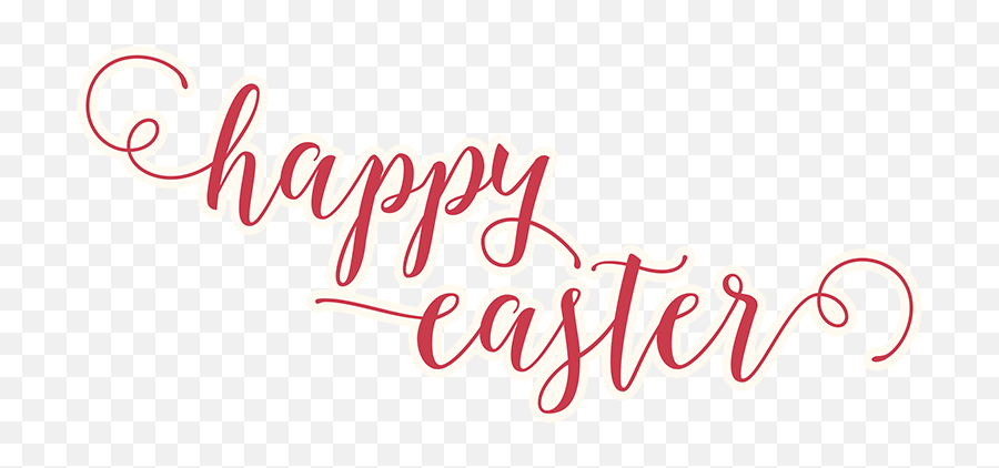 Happy Easter Text Transparent Png - Happy Easter Calligraphy Png Emoji,Easter Png