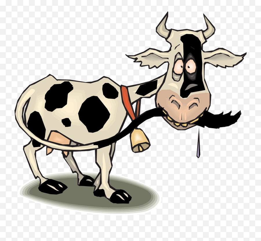 Farm Animals Clipart Funny Cow - Animated Cow 1280x1126 Funny Cow Clipart Emoji,Animal Clipart