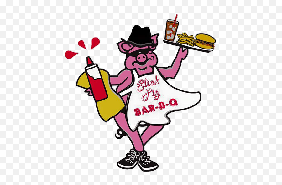Slick Pig Bbq Since 1995 - Franchises Available Slick Pig Smyrna Emoji,Piglet Logo