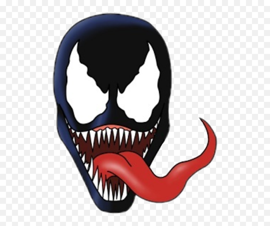 Venom Sticker - Venom Cartoon Emoji,Venom Clipart