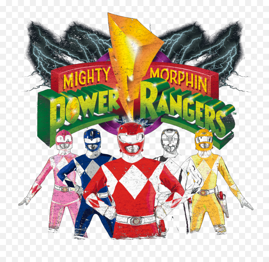 Mighty Morphin Power Rangers Transparent Cartoon - Jingfm Transparent Mighty Morphin Power Rangers Png Emoji,Mighty Morphin Power Rangers Logo