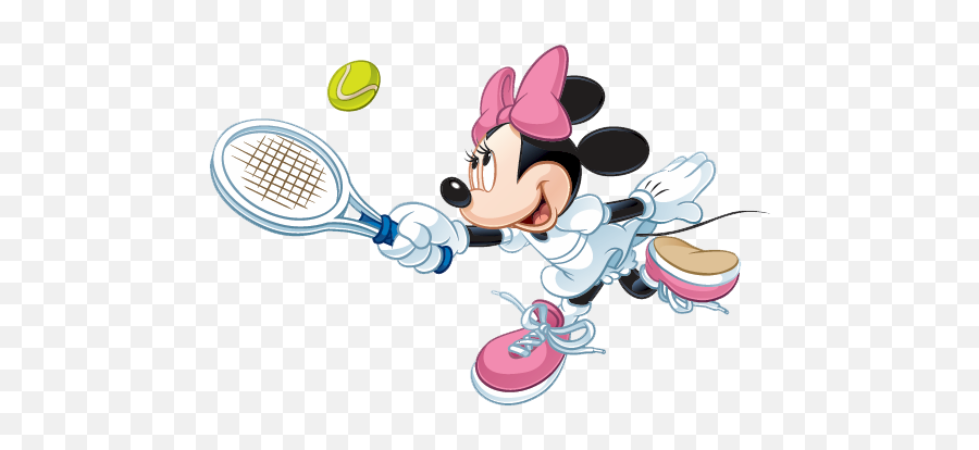 Minnie Mouse Sports Clipart Minnie Minnie Mouse Clip Art - Minnie Mouse Tennis Coloring Pages Emoji,Sport Clipart