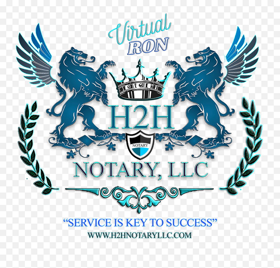 Home H2h Notary Llc - Company Emoji,Notary Public Logo