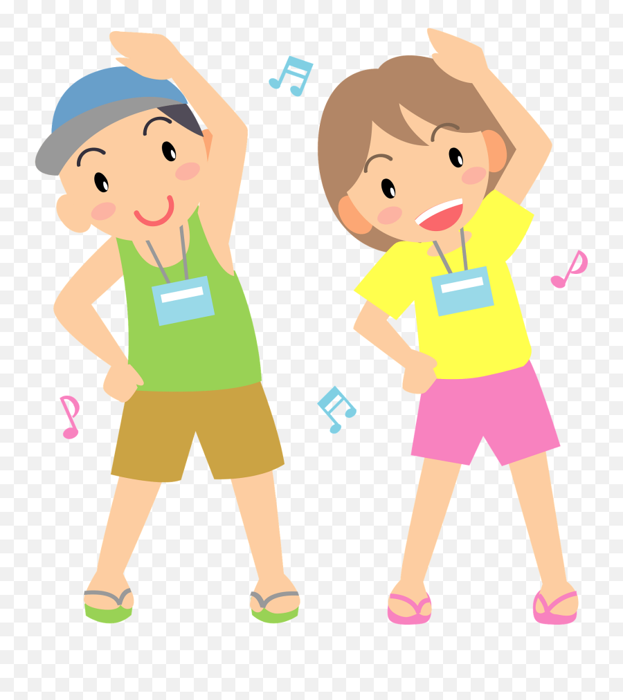 Couple Is Exercising To Music Clipart Emoji,Exercise Clipart