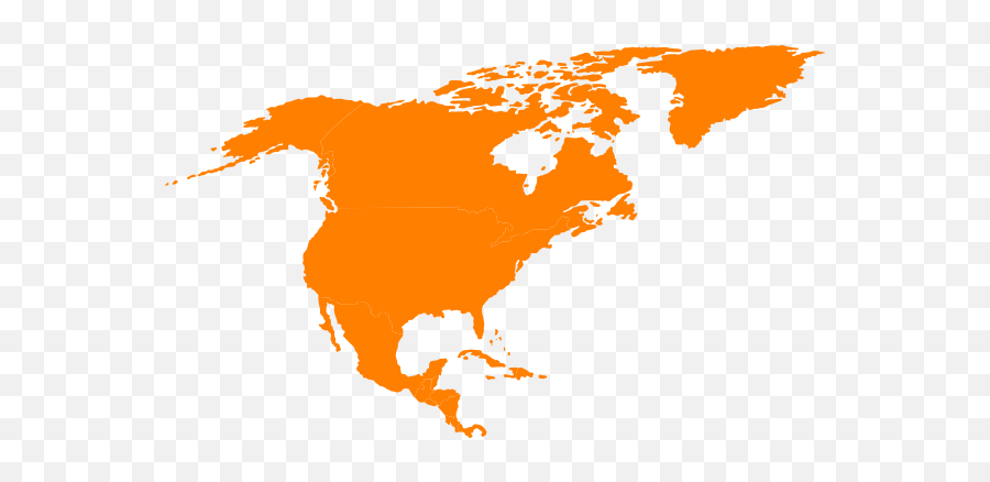 Clipart Map North America Emoji,Us Maps Clipart