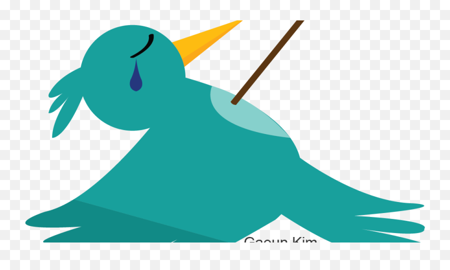 Transparent Cartoon Dead Bird Emoji,Dead Clipart