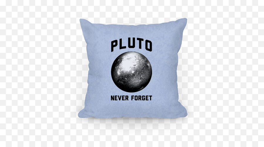 Pluto Pillow Pillows Lookhuman Emoji,Pluto Planet Png