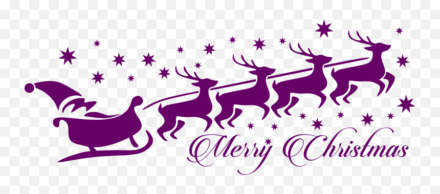 Santa Reindeer Christmast - Free Vector Graphic On Pixabay Emoji,Christmas Clipart Santa