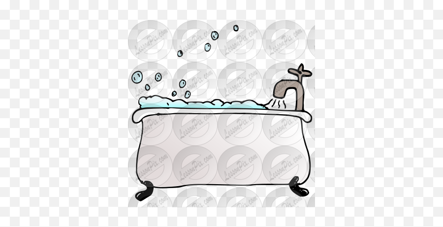 Bathtub Picture For Classroom Therapy - Horizontal Emoji,Bathtub Clipart