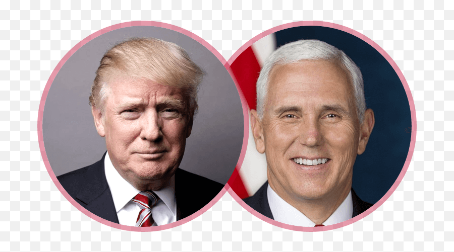 President - Donald Trump And Mike Pence Emoji,Trump Hair Png