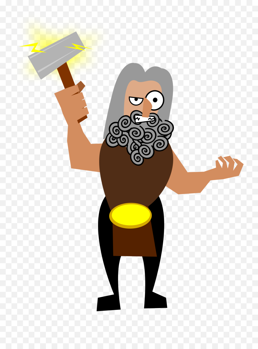 Clipart Hammer Viking Clipart Hammer - Thor God Clip Art Emoji,Viking Clipart