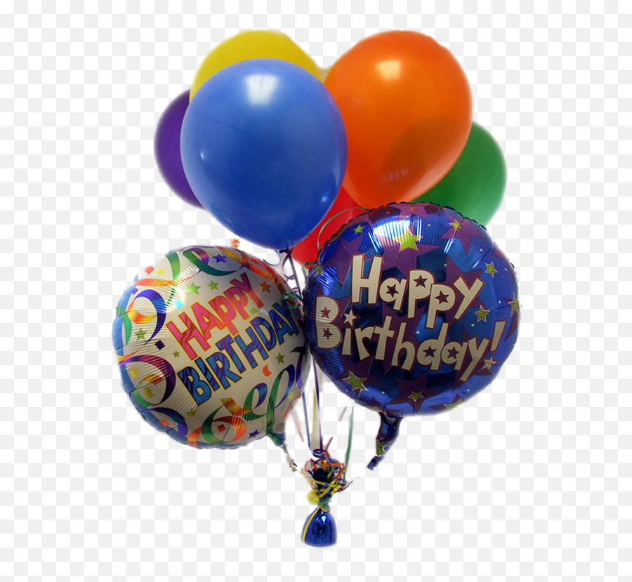 Download Happy Birthday Balloons Png - Birthday Transparent Balloon Png Emoji,Balloons Png