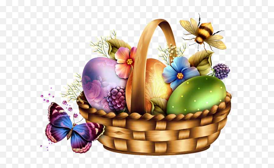 Easter Png Background Image - Animated Easter Basket Gif Emoji,Easter Png