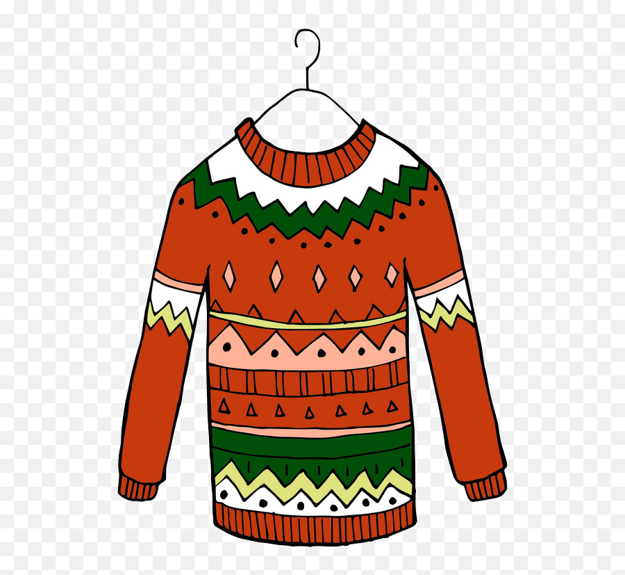 Christmas Sweater Clipart - Christmas Jumper Clip Art Emoji,Sweater Clipart