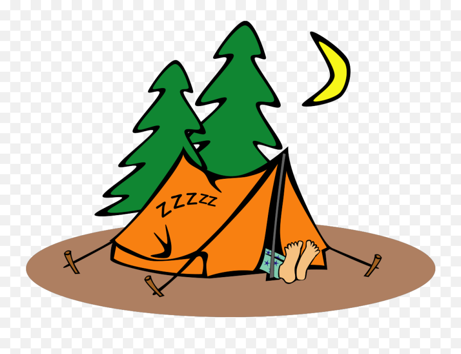 Sleep Clip Art - Camping Clipart Png Emoji,Sleep Clipart