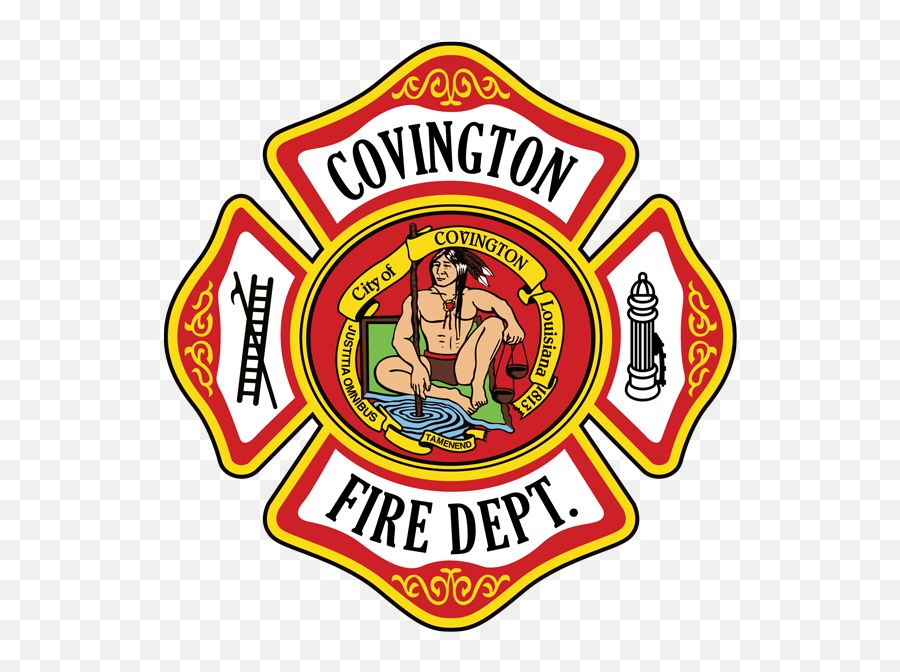 Fire Department - City Of Covington Louisiana Language Emoji,Fire Department Logo