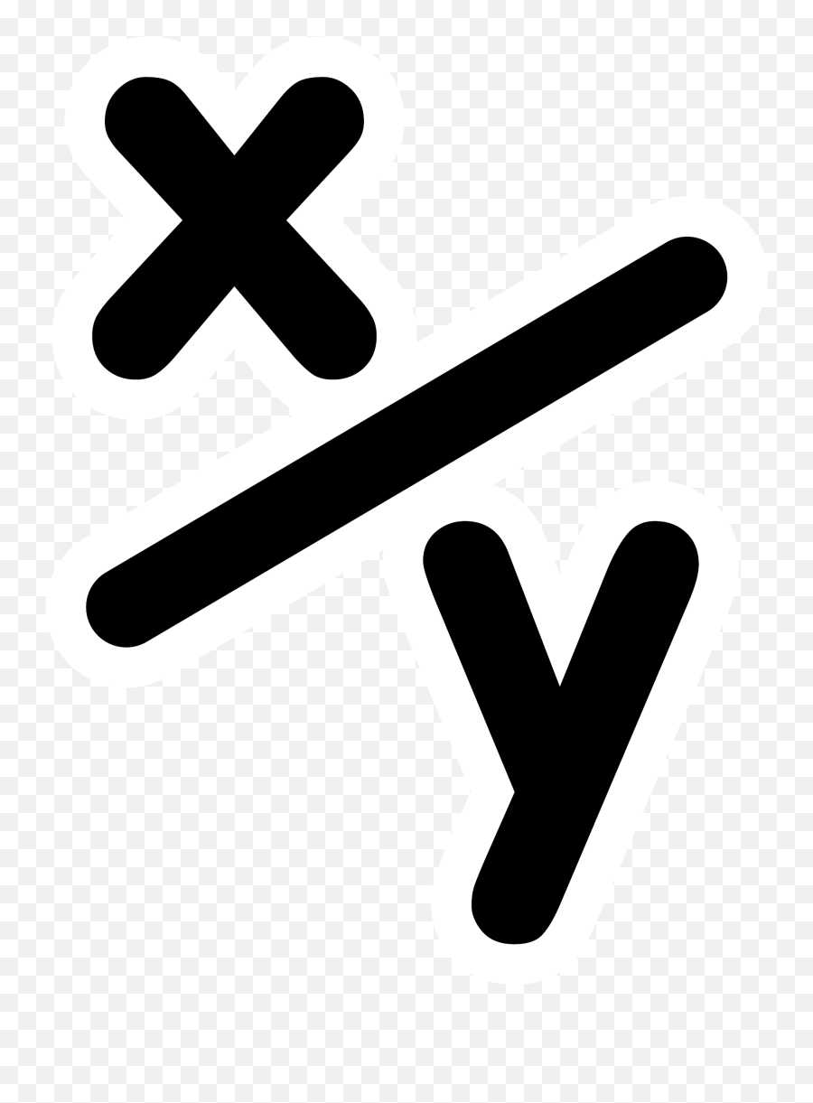 Mathematics Clipart Icon - Math Clipart Black And White Png Math Clipart Black And White Transparent Emoji,Math Clipart